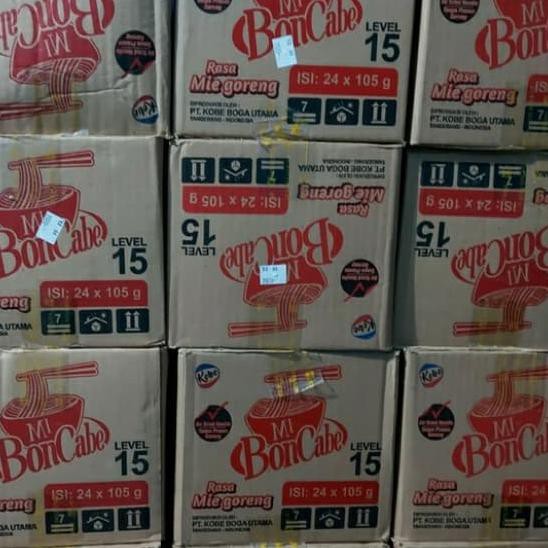 

Terlaris# Mie Bon Cabe Level 15 Kemasan 1 Dus Isi 24 Pack