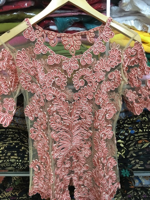 Kebaya jadi bordir stik full