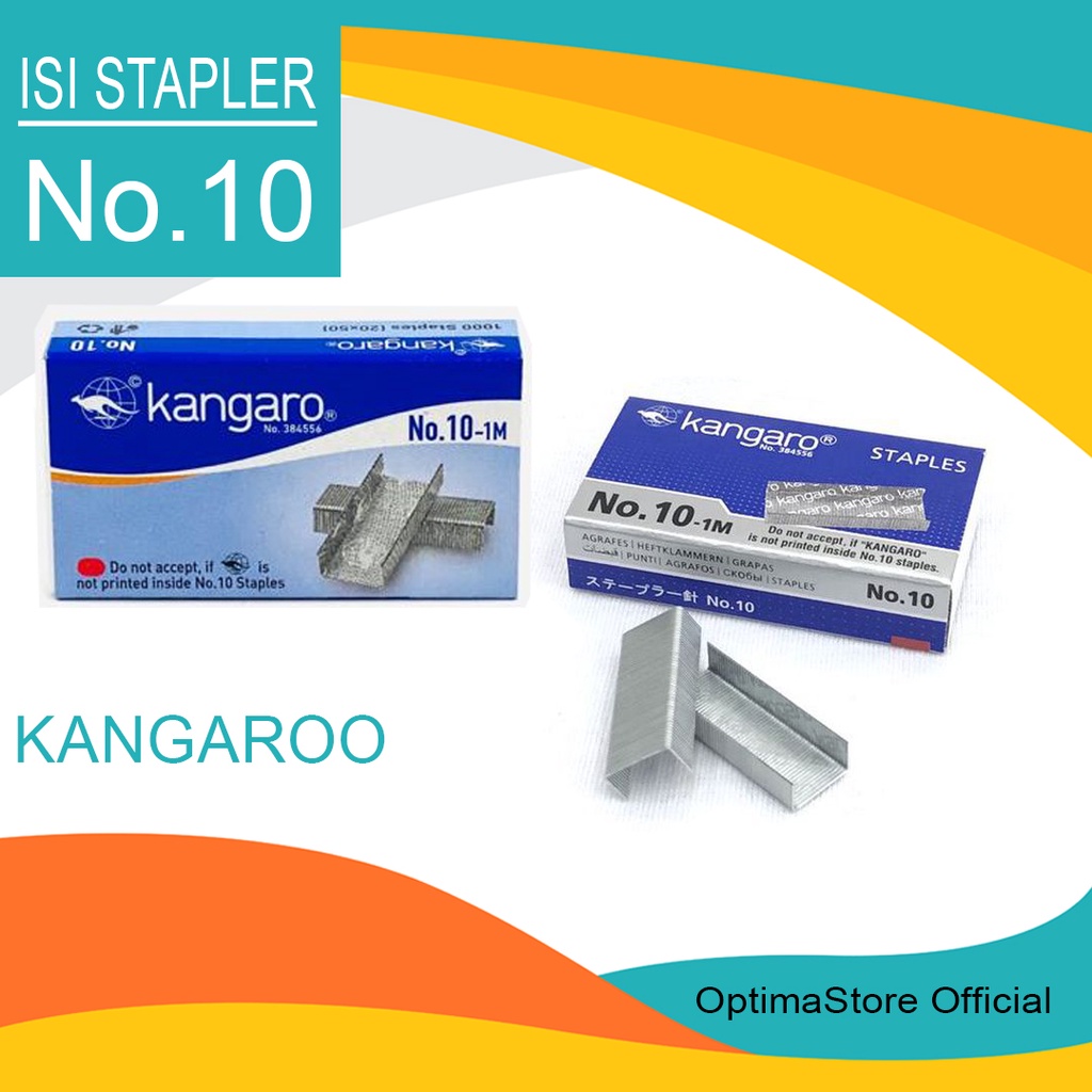 

Isi Stapler | isi Hekter | Isi Staples Kangaro No. 10