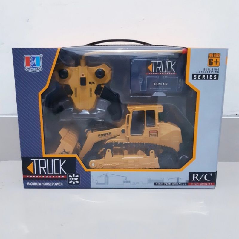 Rc Truck Bulldozer Remote Control - Mainan Alat Berat Remot Kontrol