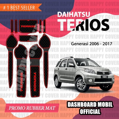 Door Groove Mat/ Antislip Rubber Cup Mat/ Alas Interior Daihatsu Terios