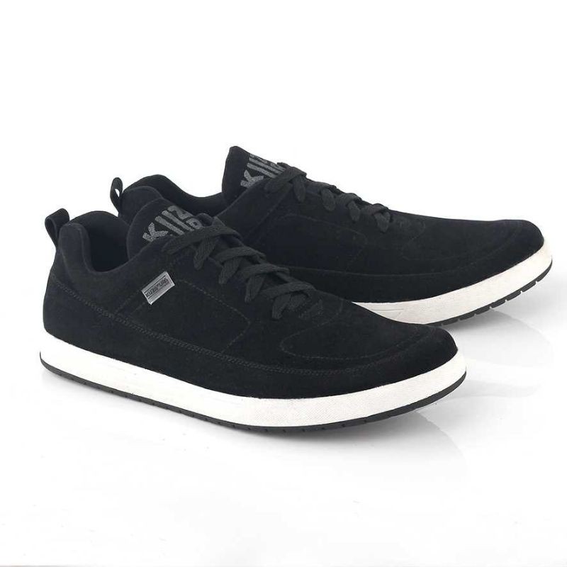 AUTHENTIC Black natural sneakers Sepatu Kasual Pria Kerja Kuliah Sekolah Keren