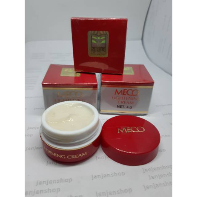 Meco pearl CReam 12g - Meco lightening Cream pencerah Wajah - PAKET HEMAT