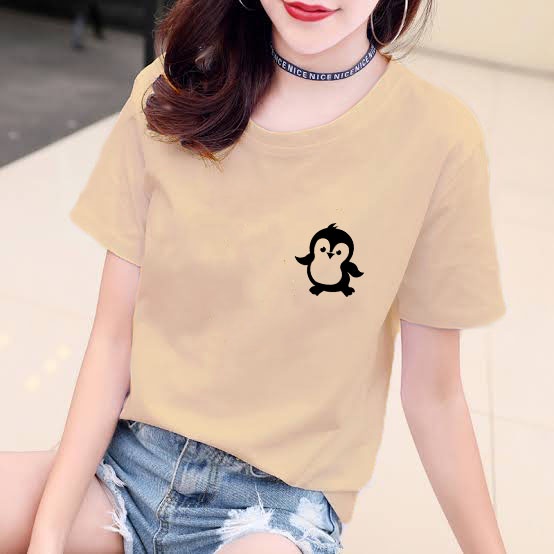 YOURSTYLE1119 - KAOS PINGUIN DANCE BAJU KAOS WANITA DISTRO UNISEX OVERSIZE PRIA JUMBO CASUAL KEKINIAN TERLARIS