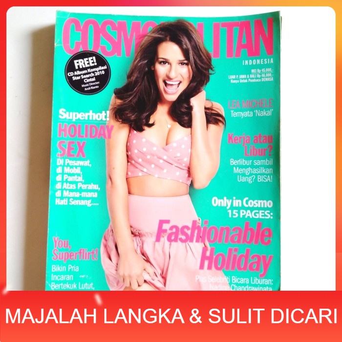 Majalah COSMOPOLITAN Mei 2011 Cover LEA MICHELE Langka