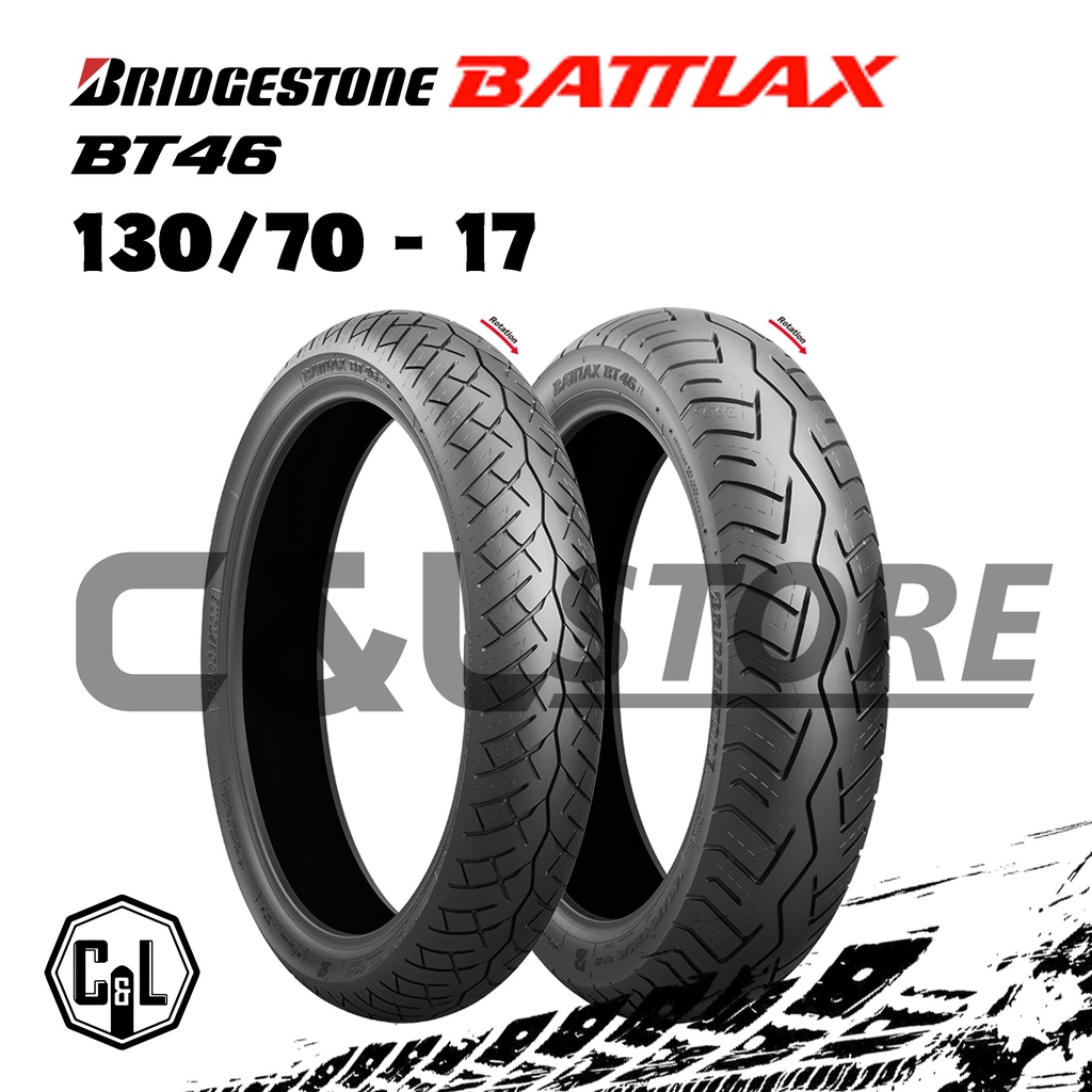 BAN LUAR MOTOR BATTLAX 130/70-17 RING 17 BT46 BRIDGESTONE