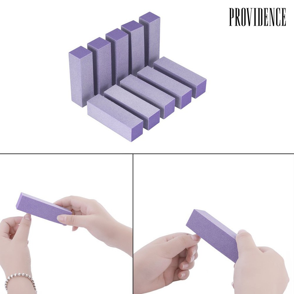 Providence 10 Pcs Buffer Buffing Sanding Files Manicure Polish Tool Nail Art File Blocks