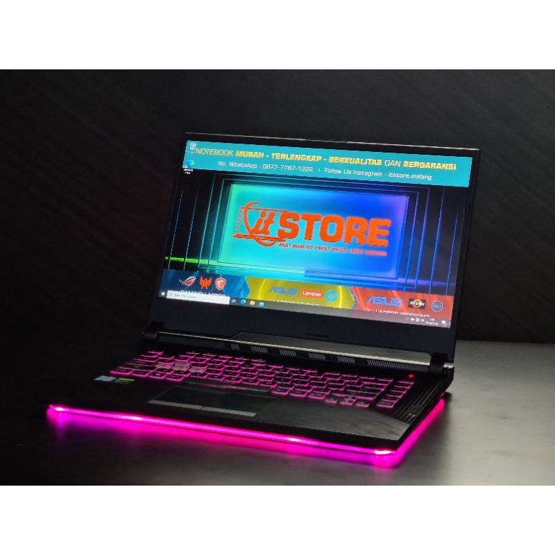 ASUS ROG G531GD I7-9750H 8GB SSD 512GB NVIDIA GTX1050 4GB