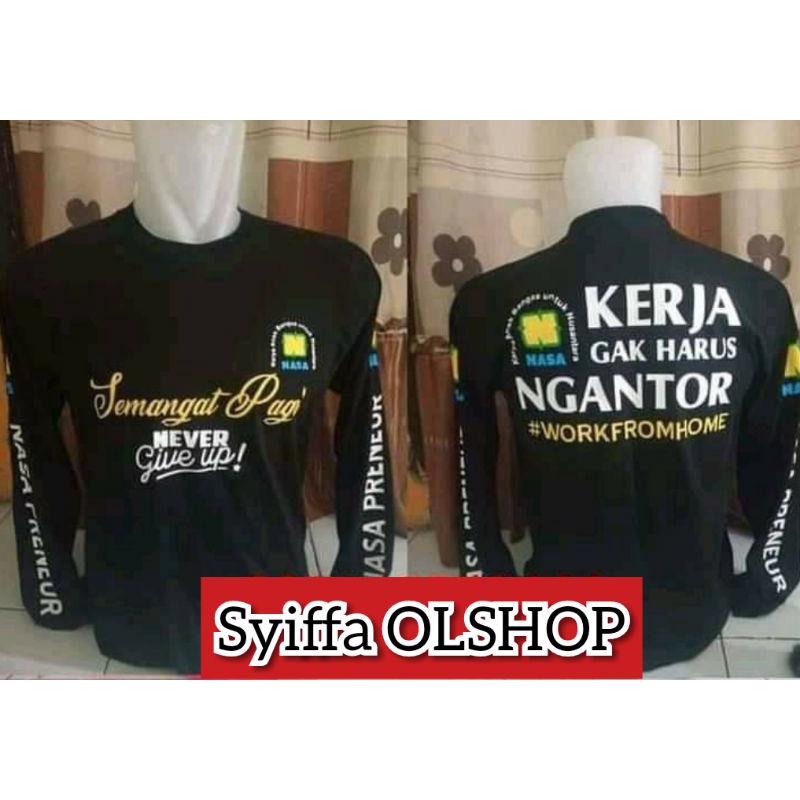 KAOS SABLON NASA/ATRIBUT PT NATURA NUSANTARA