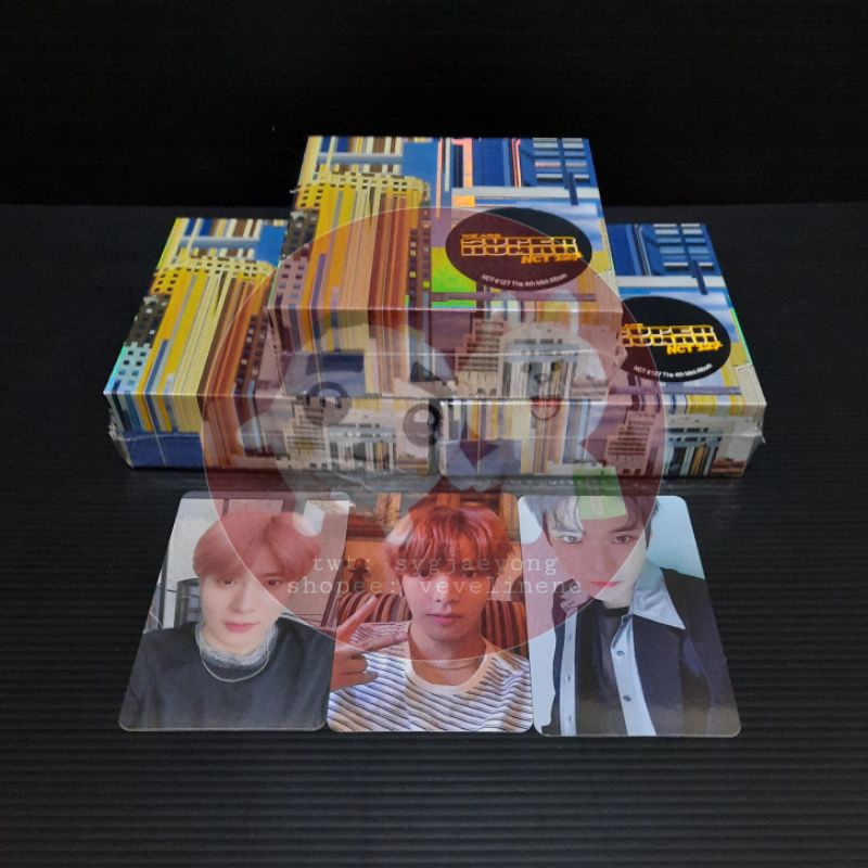 UNSEALED NCT 127 SUPERHUMAN KIHNO ALBUM (YUTA, JAEHYUN, DOYOUNG PHOTOCARD)