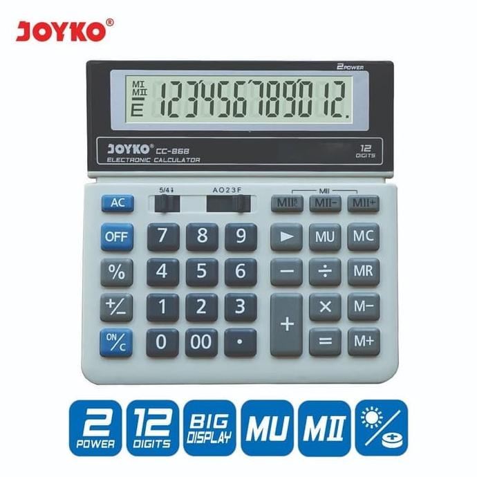 

[COD] Calculator - Kalkulator Joyko CC-868 - 12 Digits HEMAT Kode 817