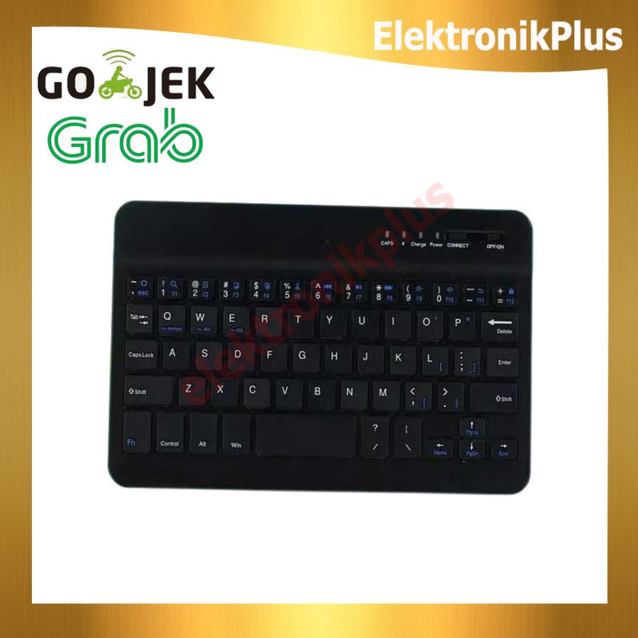 Keyboard PC Laptop Wireless Bluetooth Rechargeable Taffware ORI EP65