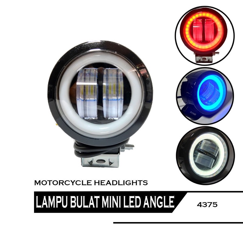 NEW Lampu Tembak Daymaker Mini 4D Bulat Kotak 2 Lensa lampu daymaker mini 2lensa