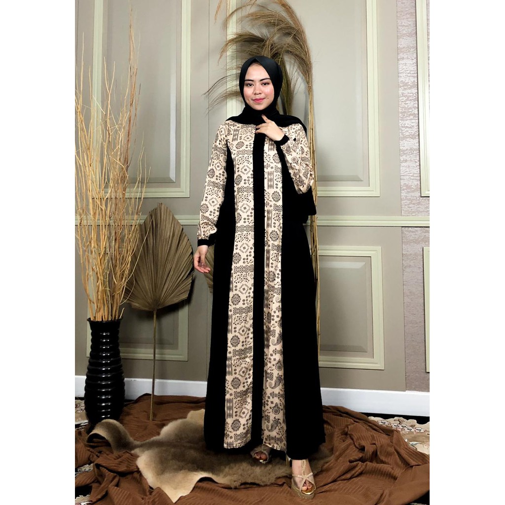 Baju Dress Lebaran Wanita Hawa MDLY
