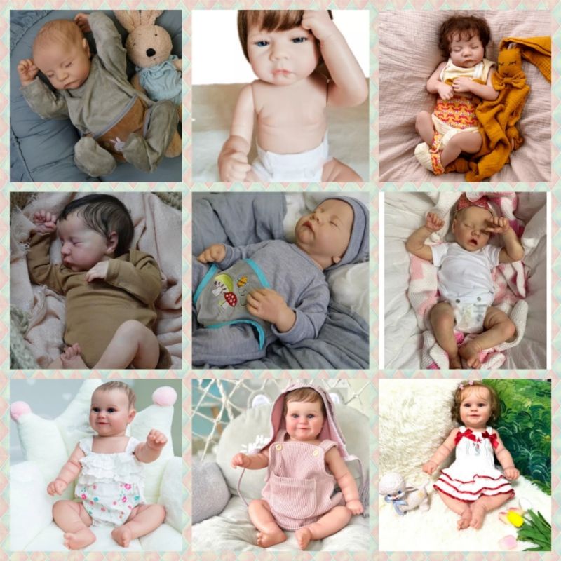 Ready No 17, 22 Boneka Reborn Bayi Cewek Full Silikon Realitistis Reborn Premium Mirip Bayi