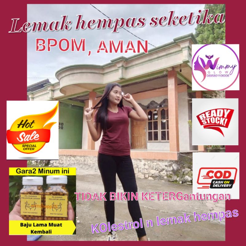 PELUNTUR LEMAK DAN KOLESTROL PIL KUNING ORIGINAL BPOM