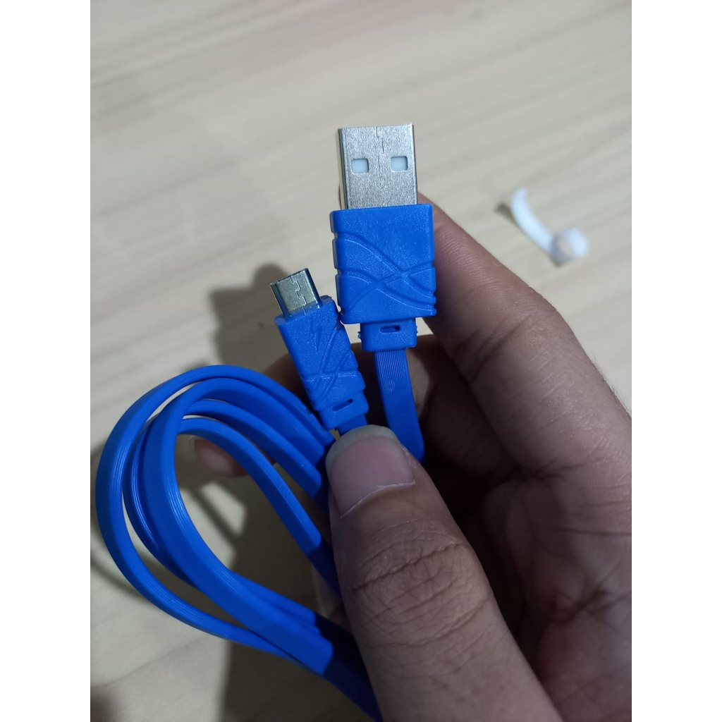 Kabel Casan HP micro USB 1M warna warni kabel lebar charger Handphone