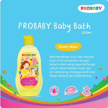 PERA621 PROBABY SABUN MANDI BABY BATH FOR BODY AND HAIR 200ML