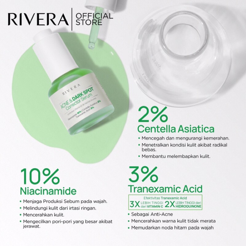 Rivera acne &amp; dark spot corrector serum