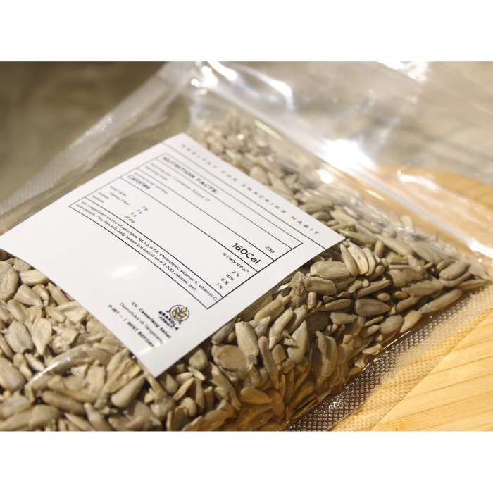 

Q12S Roasted Sunflower Seed / Kuaci Kupas Panggang 500G D51qs