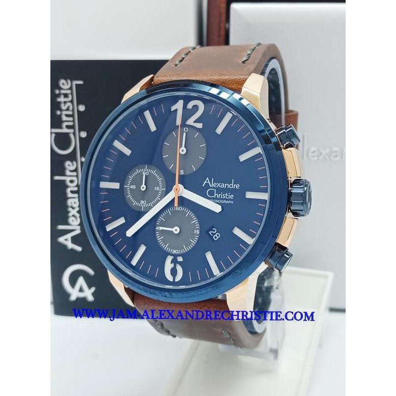 Super Sale jam tangan pria Alexandre Christie Original AC 6267 MC DBWRGBE Ready Stock