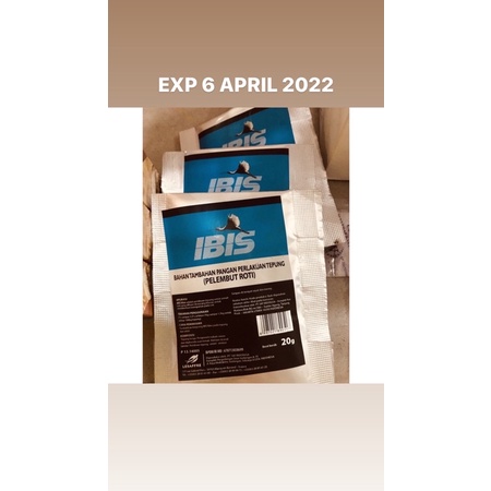 IBIS BLUE Sachet Pelembut Roti 20 Gram SAF Bahan Roti BREAD IMPROVER PELEMBUT ROTI PELEMBUT DONAT