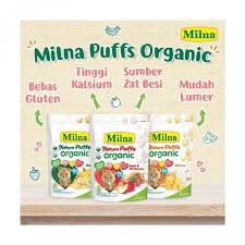 MILNA - NATURE PUFF PUFFS ORGANIC POUCH 15 GRAM / CEMILAN BAYI ORGANIK