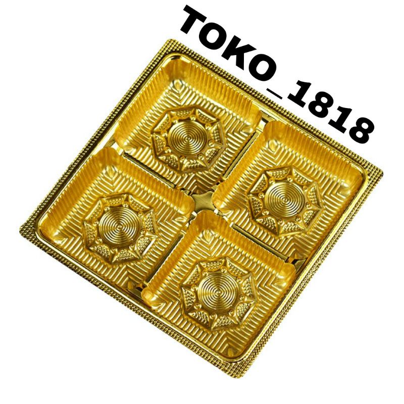 ( 25 PCS )TRAY MOONCAKE SEKAT 4 TRAY MIKA PUDING MOONCAKE