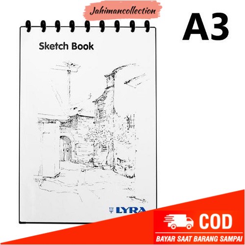 

✨ BISA COD ✨ Lyra Sketch Book A3