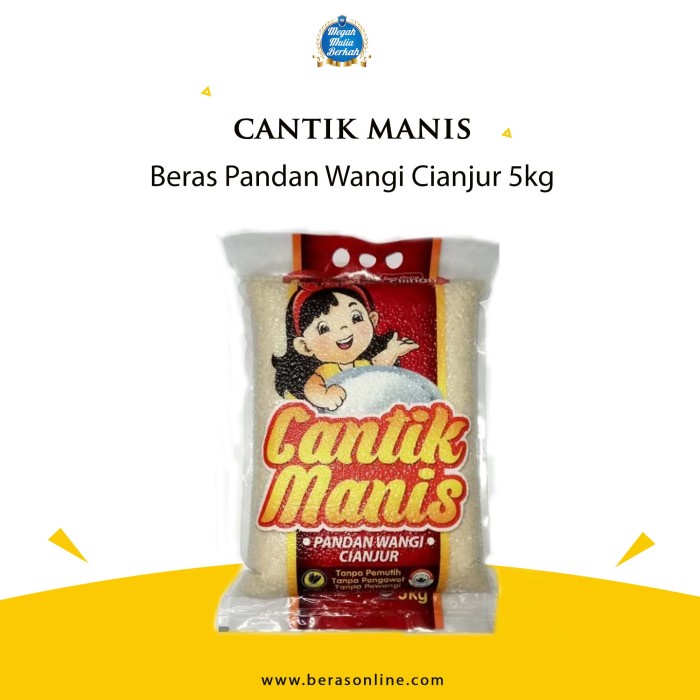 

gr20111r Beras Pandan Wangi Asli Cianjur 5Kg Sv012Ss