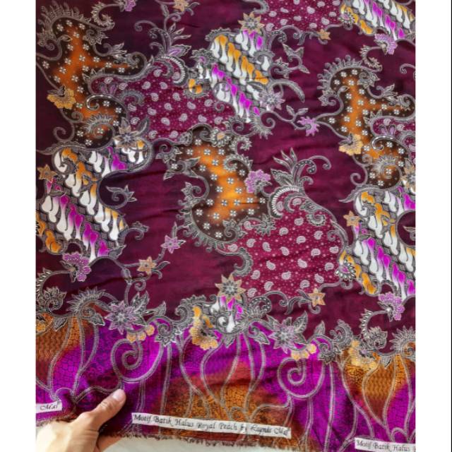 Batik Halus Sutera Royal Peach Legenda Mas Five Star