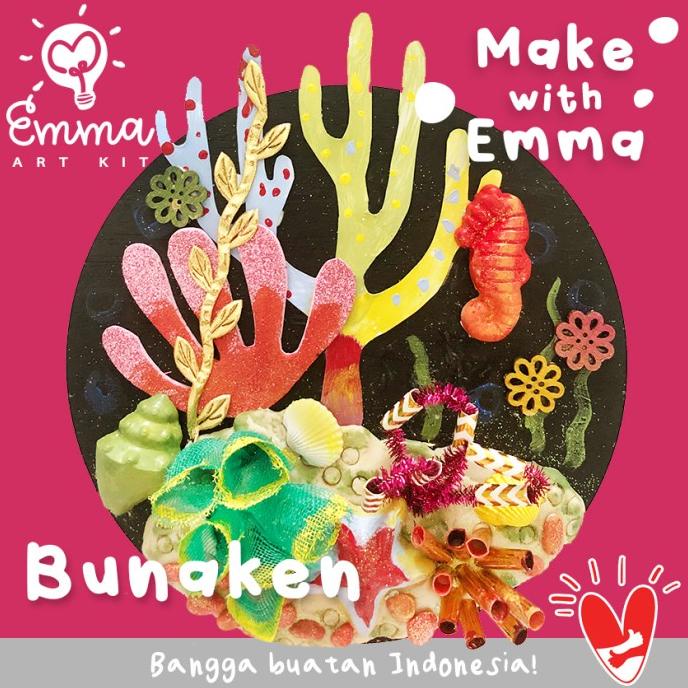

Promo Awal tahun NEW! Make With Emma Art Kit: Bunaken. Craft for Kids. Painting Set. Promo Awal