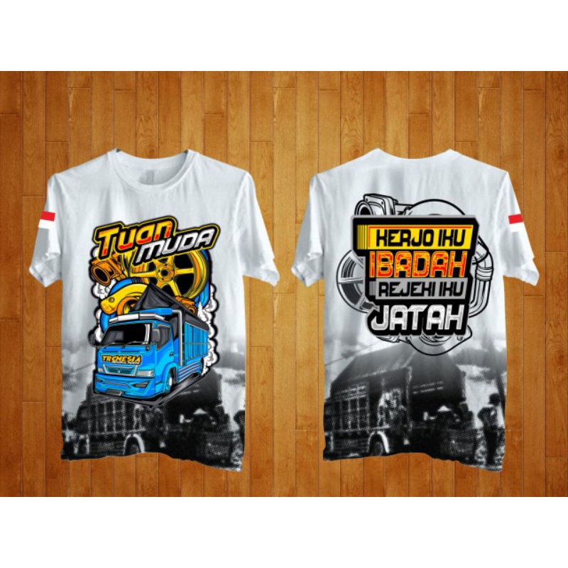 Kaos Truck Tuan Muda / Kaos Truck Tuan Muda Terbaru