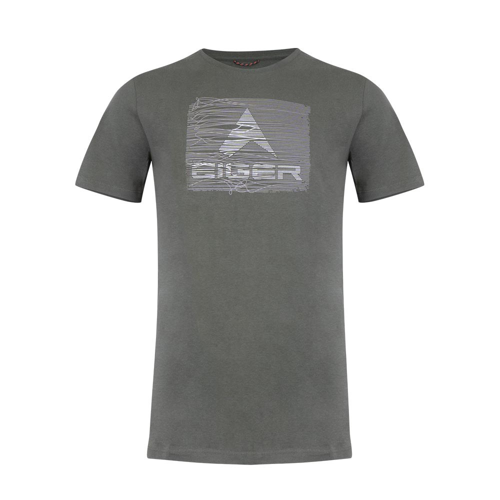  Eiger  Thread Lines T shirt Olive Shopee Indonesia