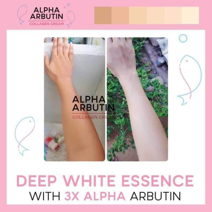 BPOM ALPHA ARBUTIN 3 PLUS WHITENING COLLAGEN BATH CREAM / SOAP SABUN MANDI / PEMUTIH BADAN 350ml