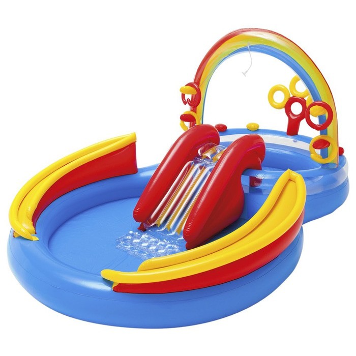 Intex Rainbow Ring Play Centre 57453 / Kolam Renang Merk Intex