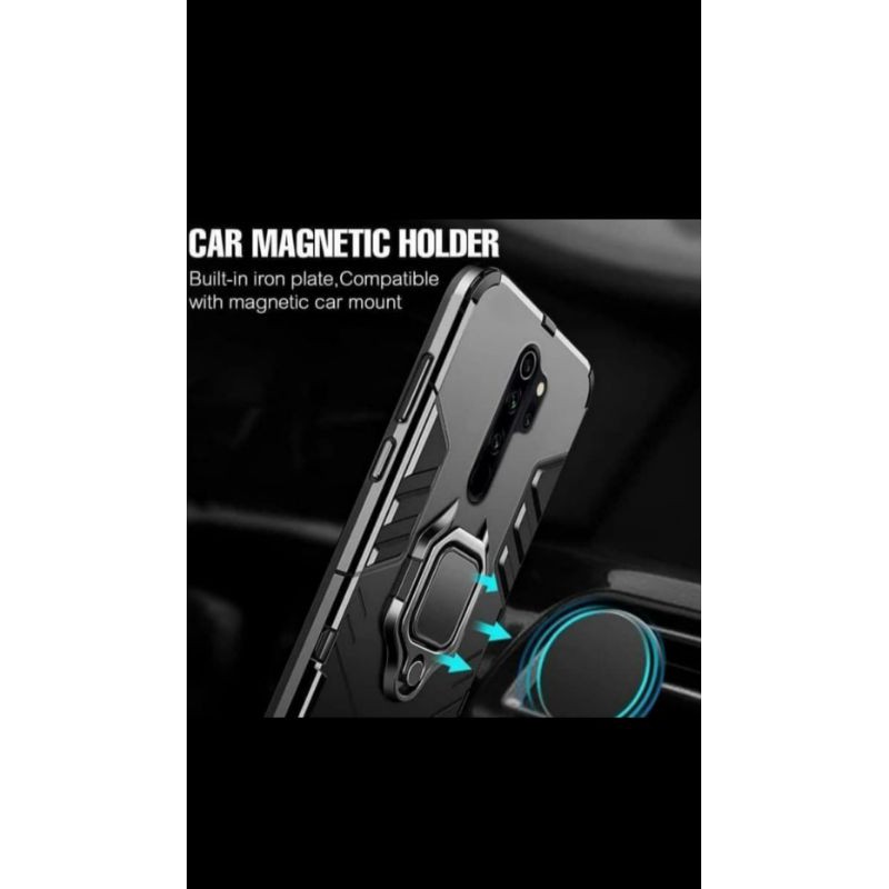 Case Iron Armor + Ring Xiaomi Redmi Note 8 Pro New