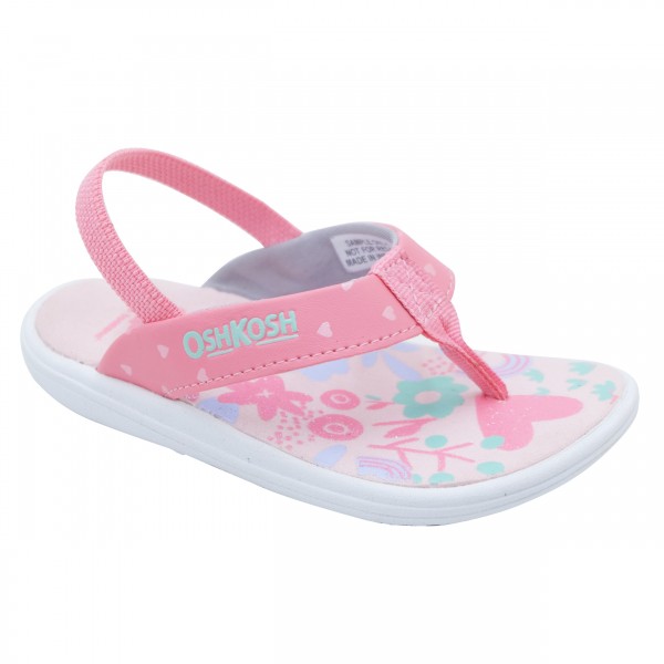 Sepatu Sandal Anak Perempuan, Nassau Td Rouge/Pink Oshkosh