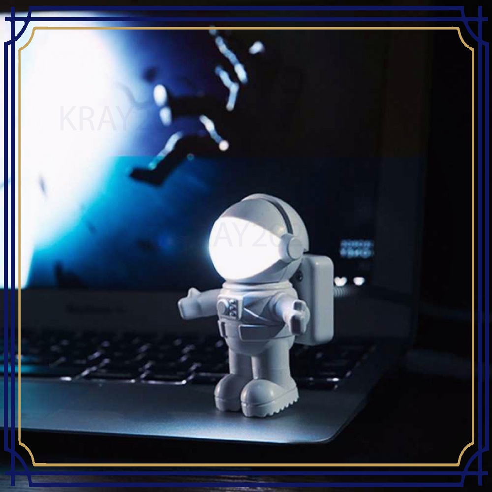 Lampu LED USB Night Light Lamp Flexible Spaceman Astronaut - X01