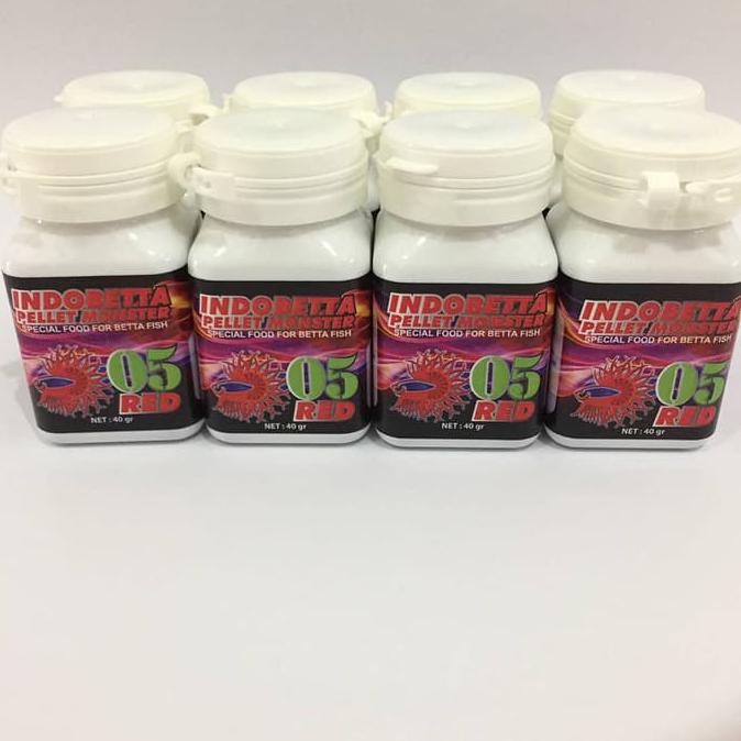 Dijual Pellet Monster Red 05/Pakan Ikan Cupang Giant/Pakan Indukan Terjarmin