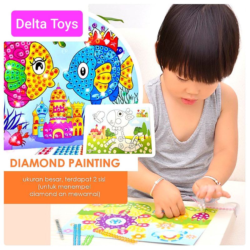 MAINAN ANAK EDUKASI MENTHOSARI MENEMPEL STICKER KOLASE MOZAIK UKURAN BESAR KADO ULTAH ULANG TAHUN MA