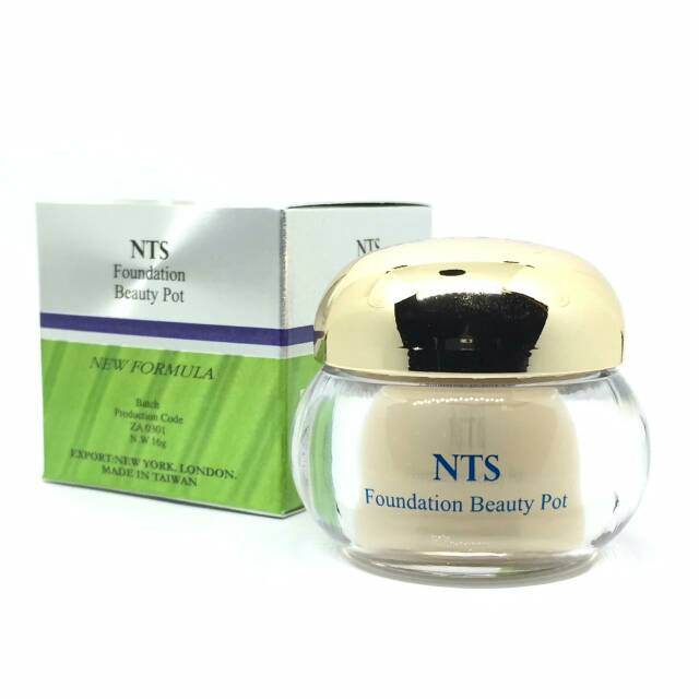 NTS-802 BEAUTY POT DAY CREAM FOUNDATION with VITAMIN E COLLAGEN SQUALANE VASELINE KRIM NEW TOPSYNE