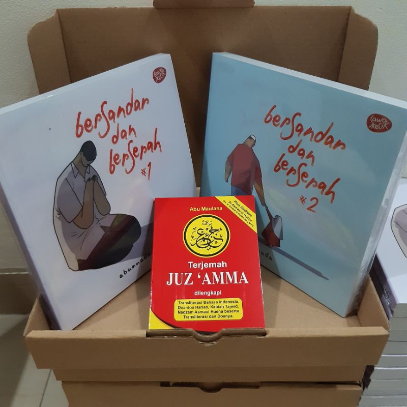 Komik BERSANDAR dan BERSERAH Jilid 1 2 Buku Abunnada Abu Abun Nada