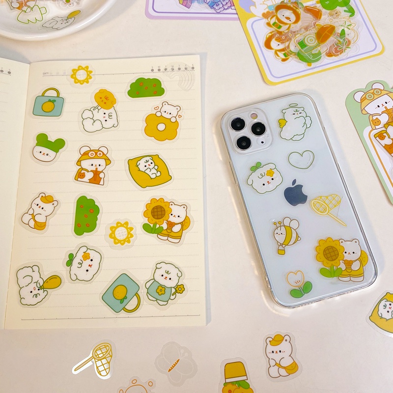 

Stiker Transparant Animal Cute / Binatang Lucu / Stiker Anti Air Untuk Dekorasi Jurnal / Diary / Hp / Laptop / Tumblr