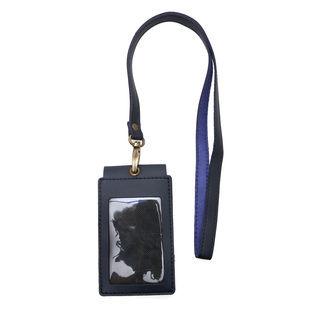 

Name Tag Holder Kulit 1 sisi Mika 3 Slot Card