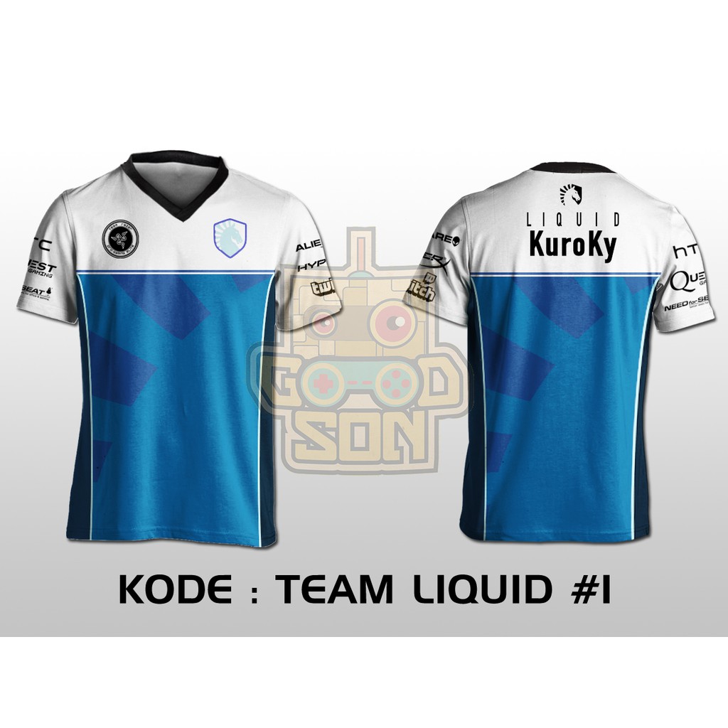 JERSEY / KAOS TEAM GAMING TEAM LIQUID 1
