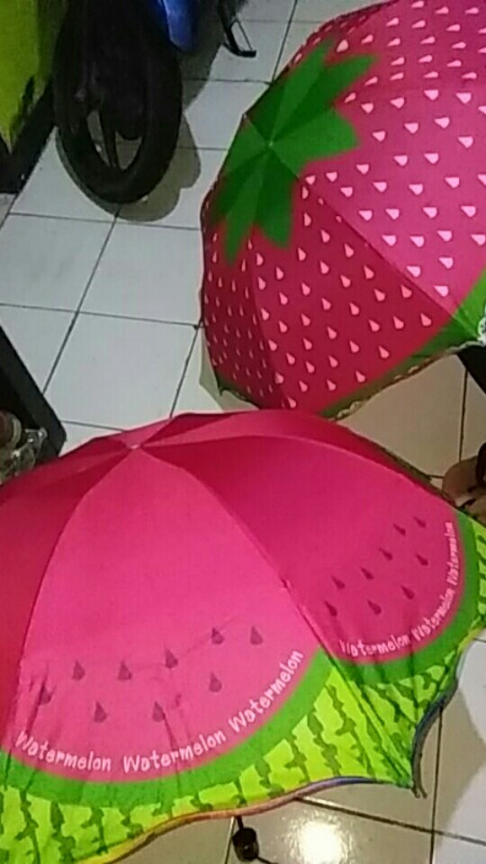 Payung Lipat 4 Motif Buah-buahan/fruits (356)