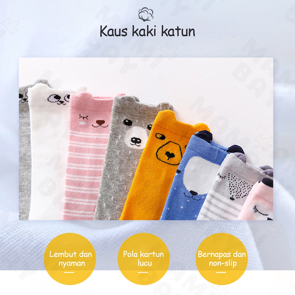 Mamibayi Kaos kaki bayi motif lucu kaos kaki anak anti slip