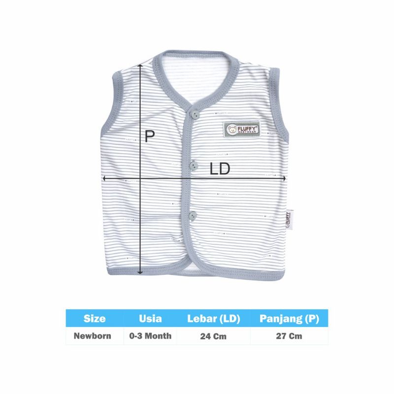 Fluffy Baju Bayi Newborn Kutung Bis