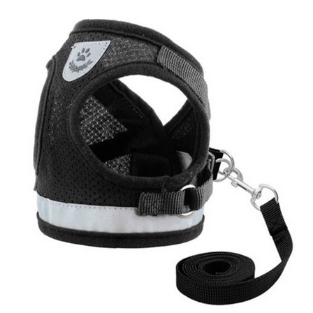 Pet Harness with Leash - Harness Adjustable Untuk Anjing/Kucing